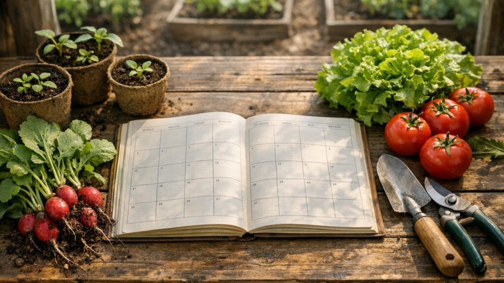 Calendrier de plantation par saison : vue d’ensemble