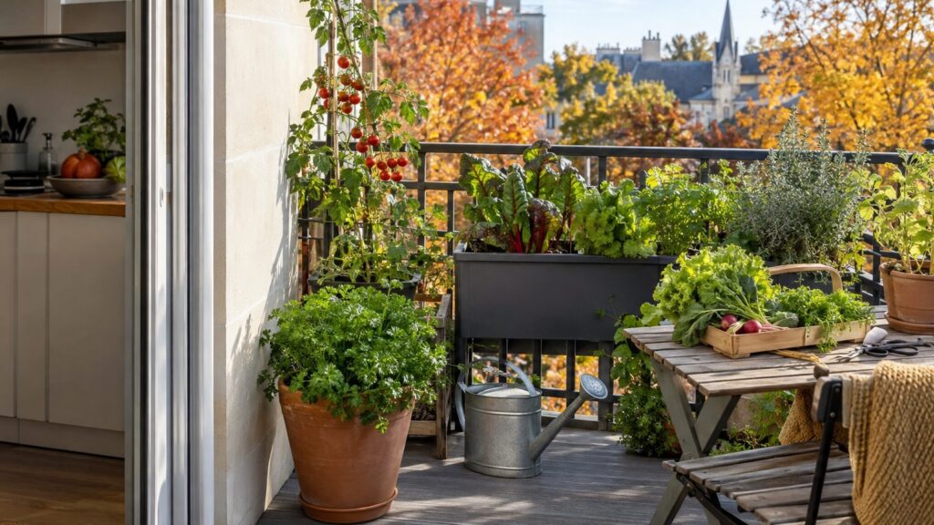 Pourquoi créer un potager de balcon 4 saisons
