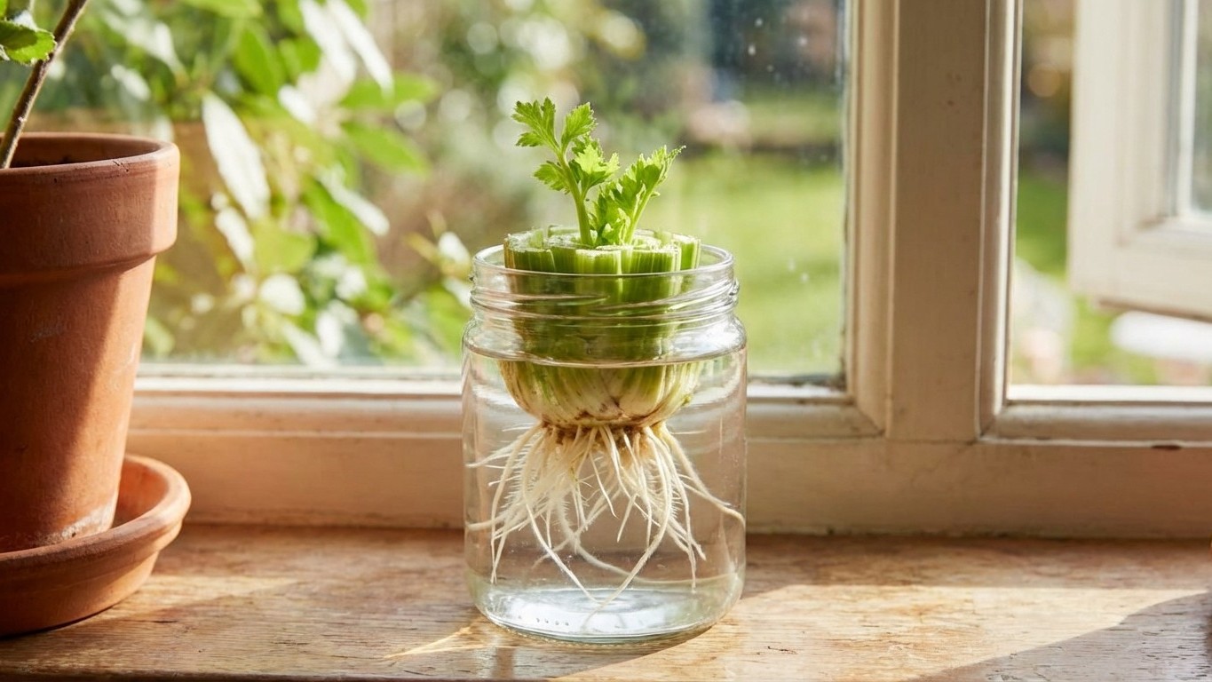 Arrêtez de jeter ces 4 restes de légumes : ils repoussent dans un simple verre d'eau