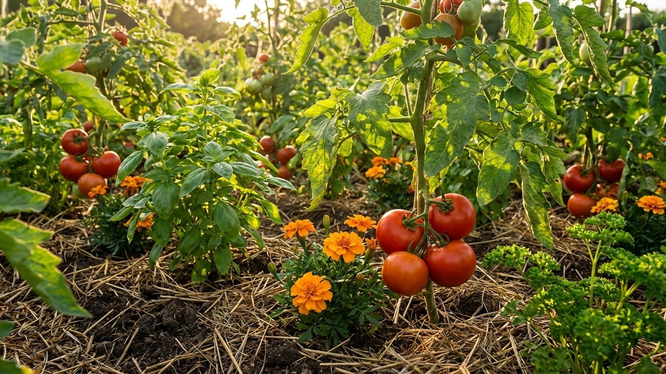 Association tomates en permaculture : les meilleurs compagnons