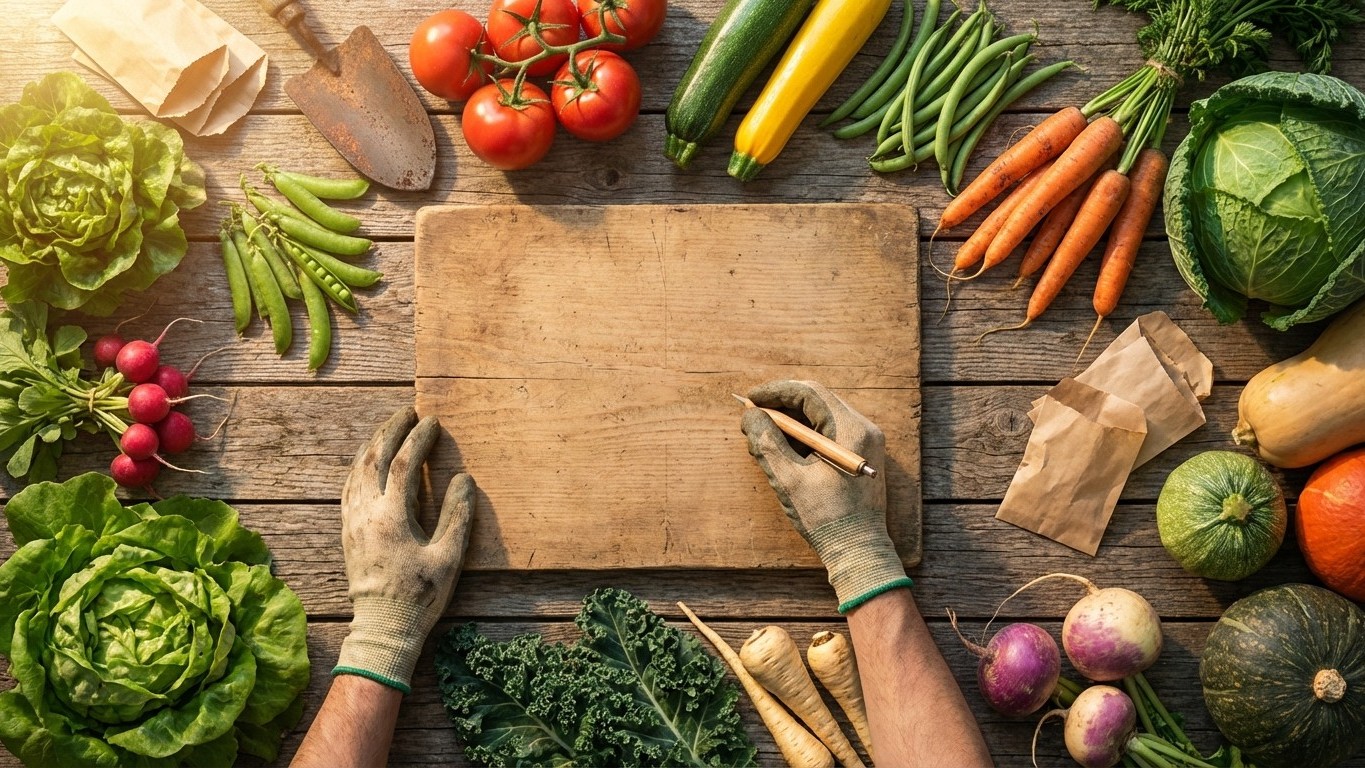 Calendrier du potager toute l'année : semis, plantations et récoltes mois par mois