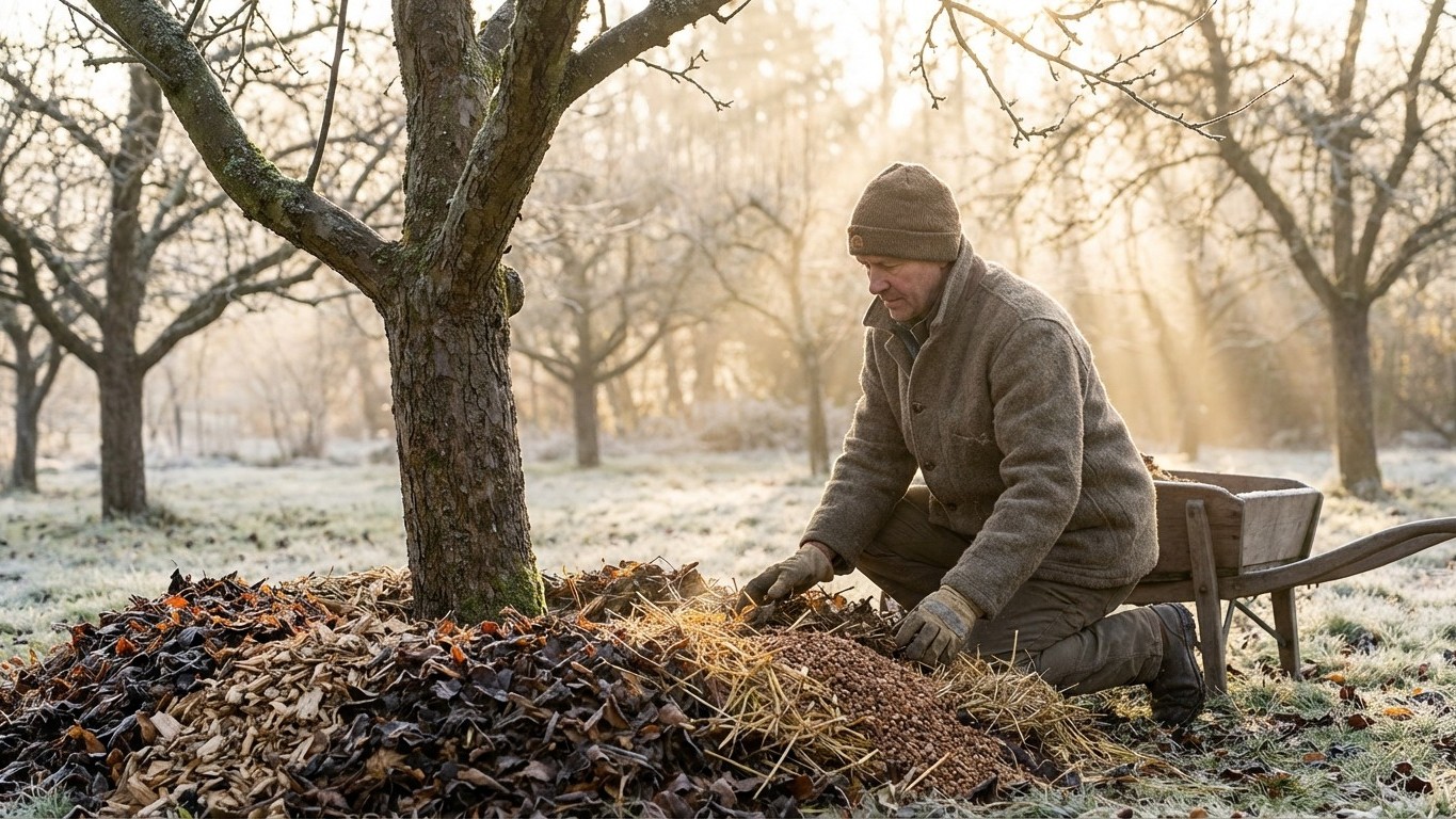 Ce paillis naturel étonnant pour protéger vos fruitiers du froid et booster leur reprise au printemps