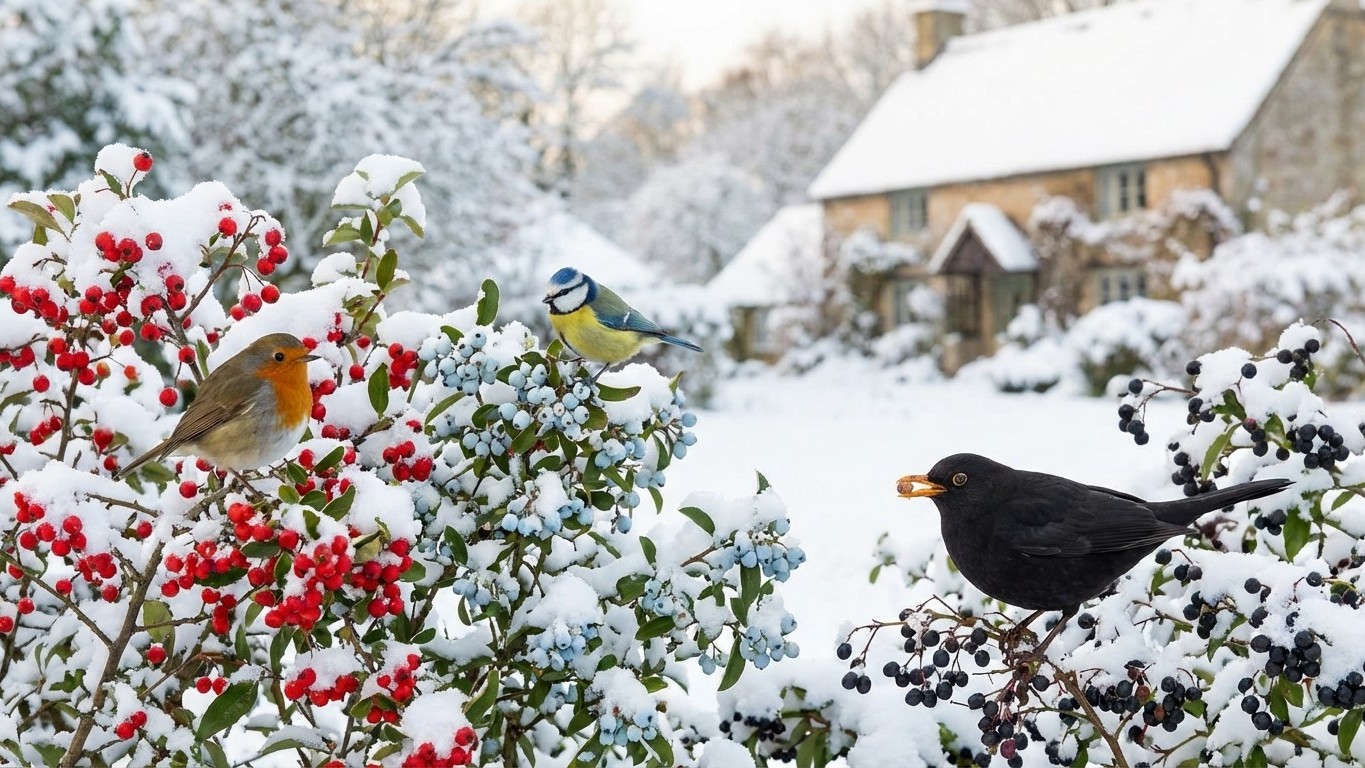 Ces 3 arbustes oubliés sont en fait un véritable garde-manger pour les oiseaux en fin d'hiver