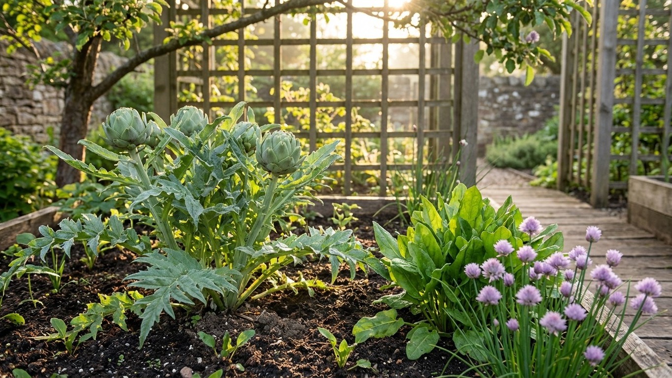 Ces légumes qu'on plante une seule fois au potager et qui reviennent chaque année sans effort