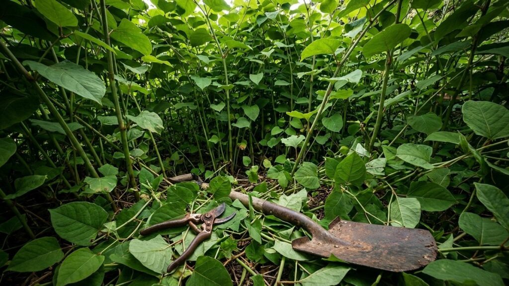 Cette plante invasive que j'ai eu le malheur de planter : 2 ans après ...