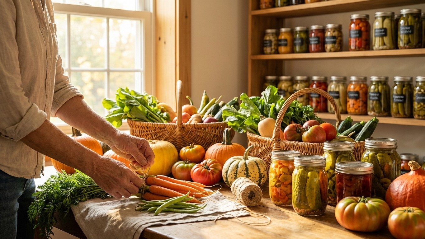 Conserver ses récoltes du potager pour l'hiver : toutes les méthodes