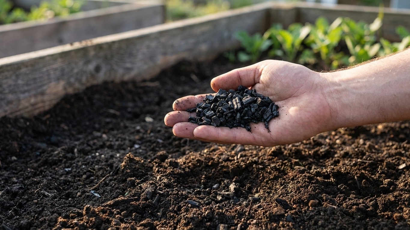 J'enfouis cet amendement naturel en mars : plus besoin d'arroser mon potager tout l'été