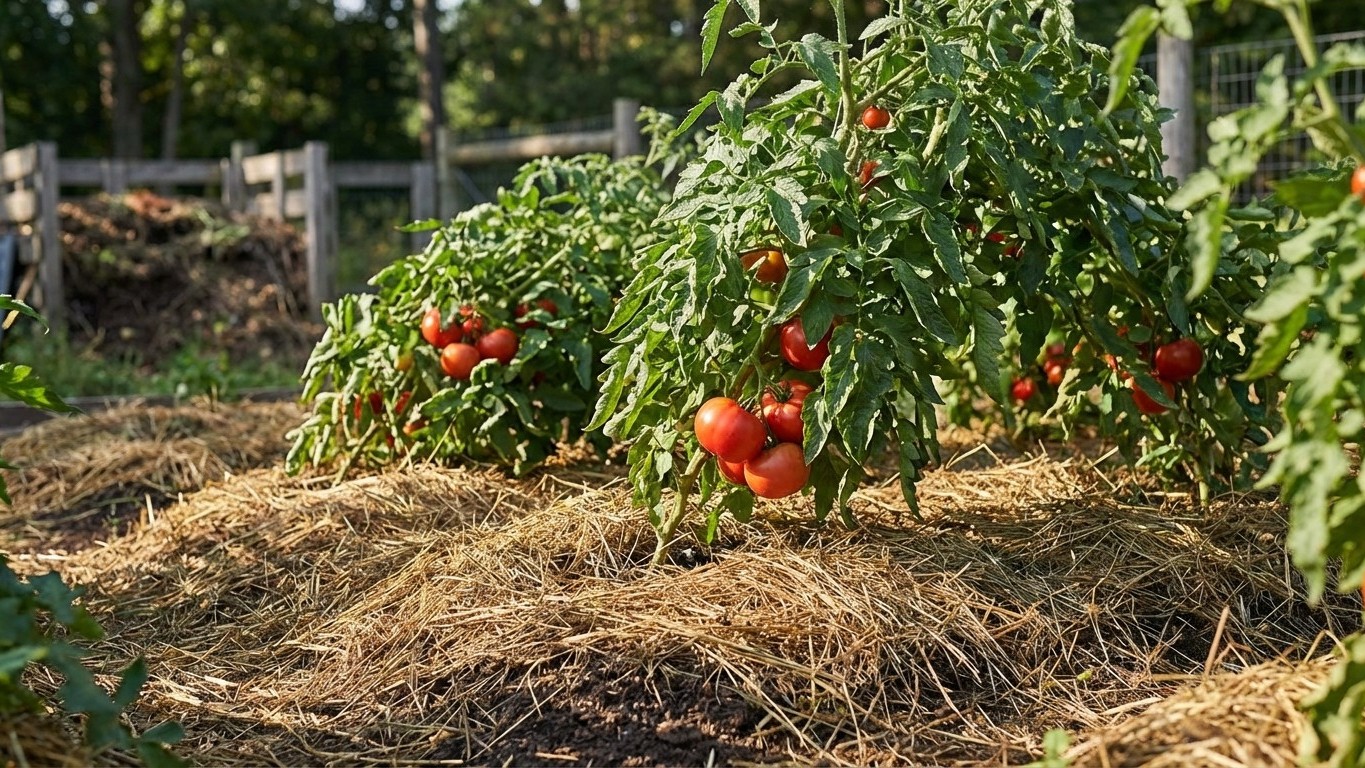 « Je mettais le même paillage partout » : cette règle simple a doublé mes récoltes au potager