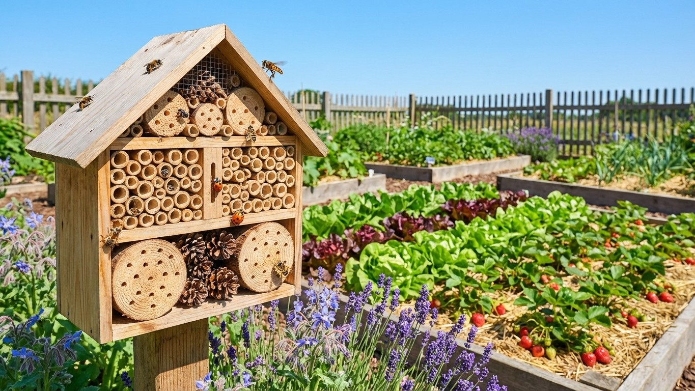 Je n'achète plus d'insecticide depuis que j'ai installé ceci au potager