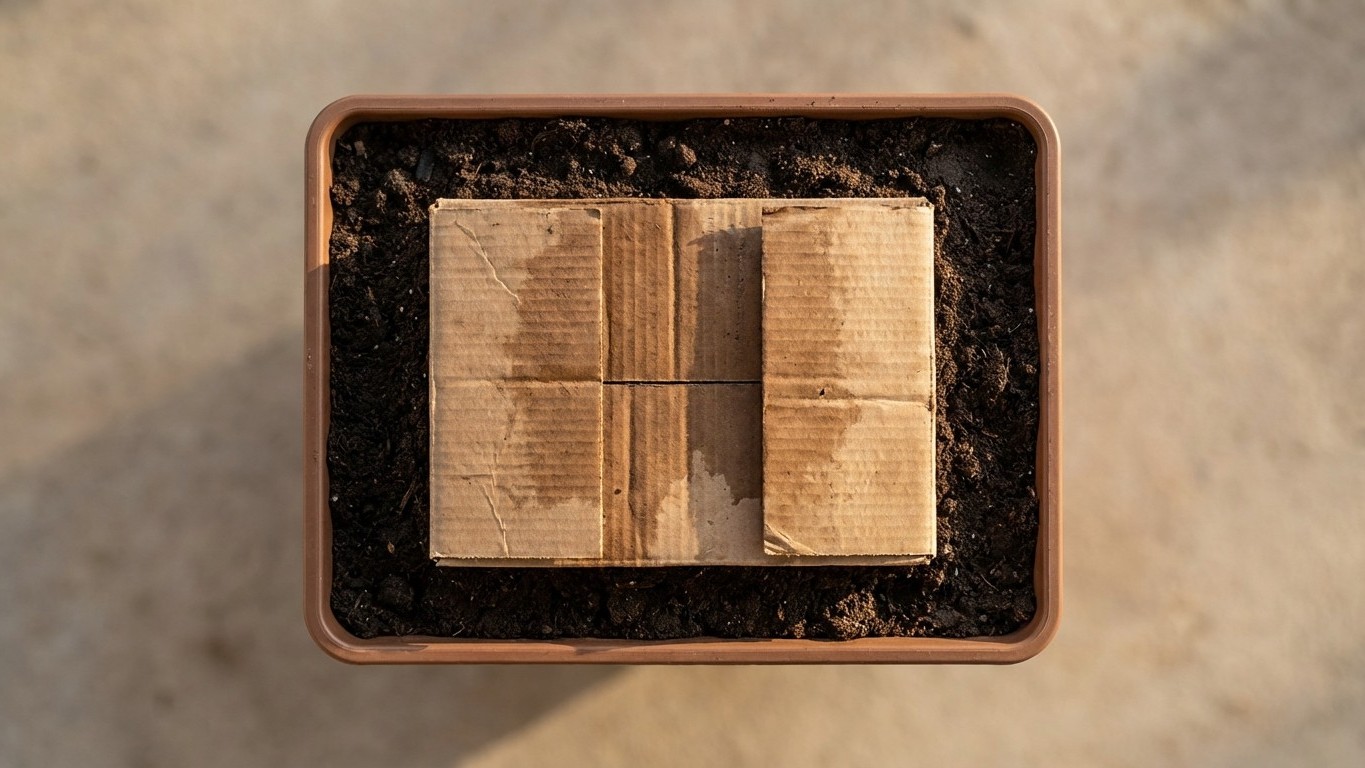 L'astuce du carton humide pour réussir vos semis de légumes à tous les coups