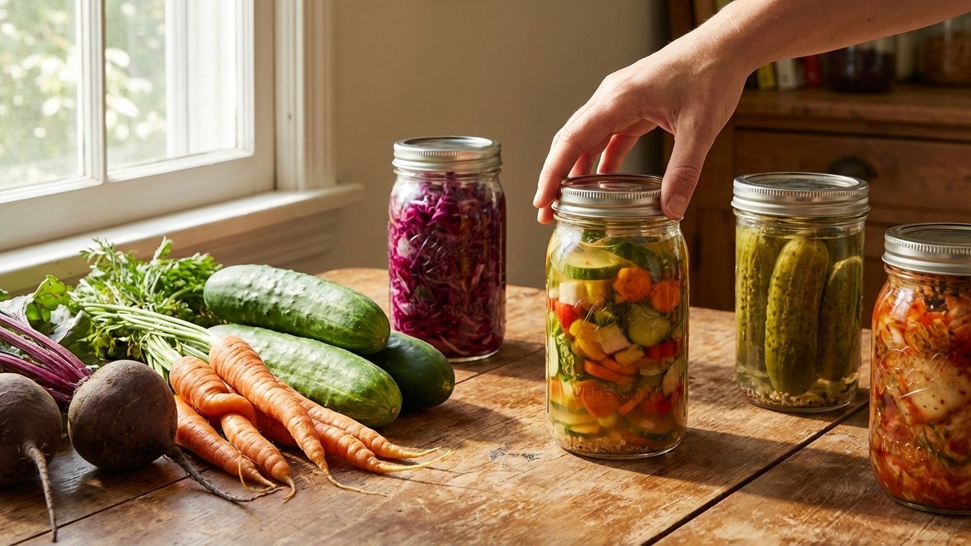 Lactofermentation des légumes du potager : guide pratique