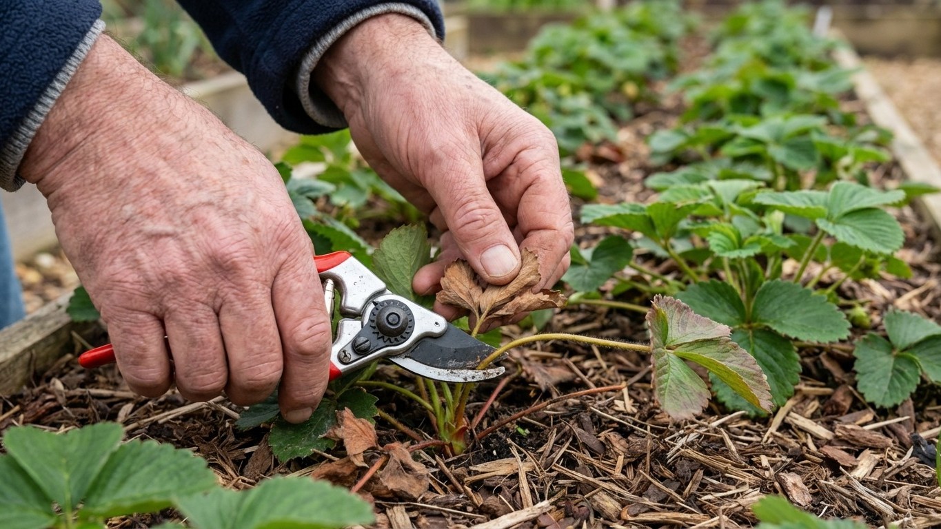 Le geste crucial de février pour des fraisiers productifs au printemps