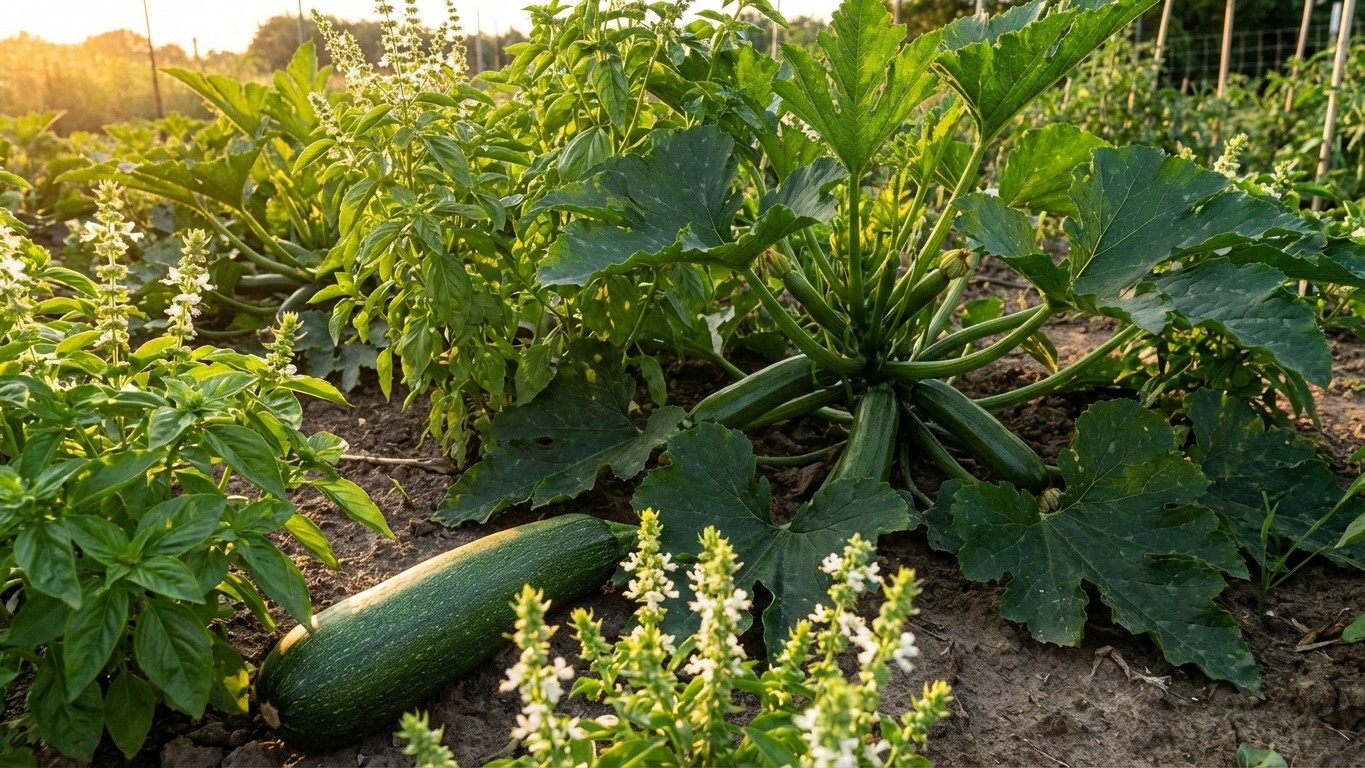 Mes courgettes n'ont jamais été aussi belles depuis que je plante ceci juste à côté