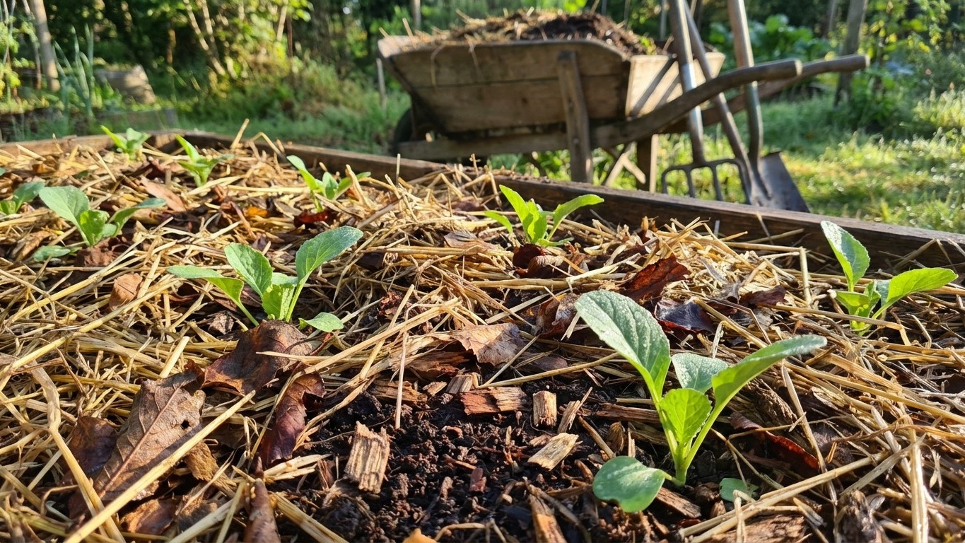 Paillage et mulch au potager permaculture : quel matériau choisir