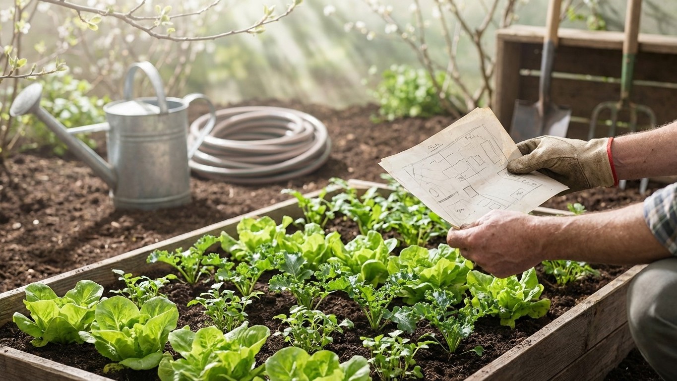 Organisation du potager productif : méthode pour une récolte annuelle