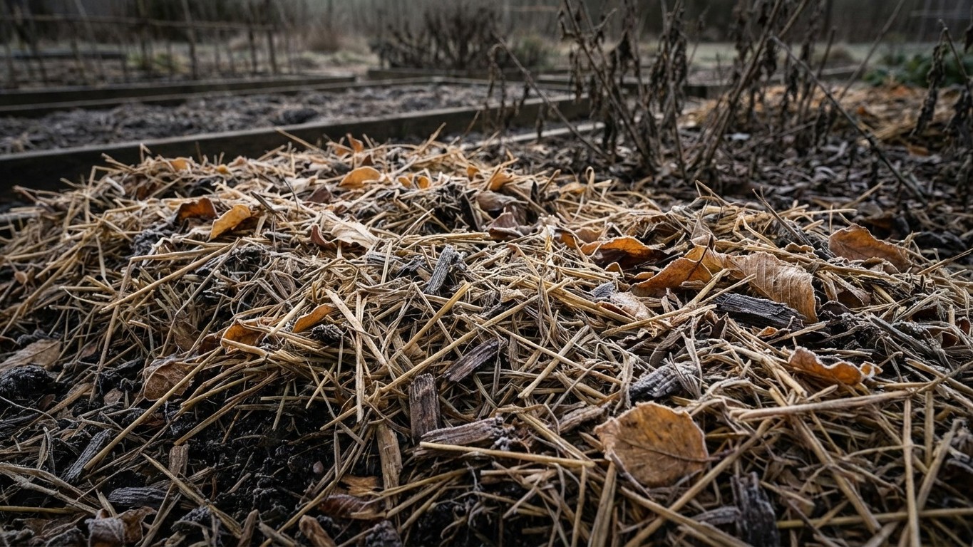 Paillage d'hiver au potager : protéger le sol et les cultures