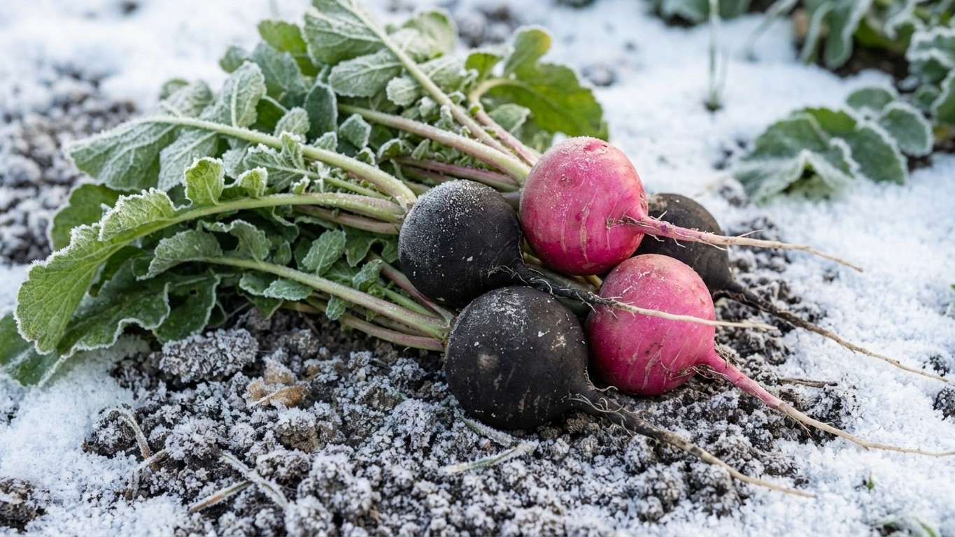 Peu de gens le savent, mais ces radis semés maintenant seront dans l'assiette avant mars