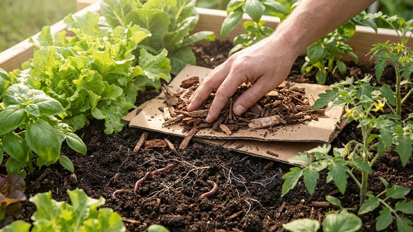 Potager en permaculture sans travail du sol : le no-dig expliqué