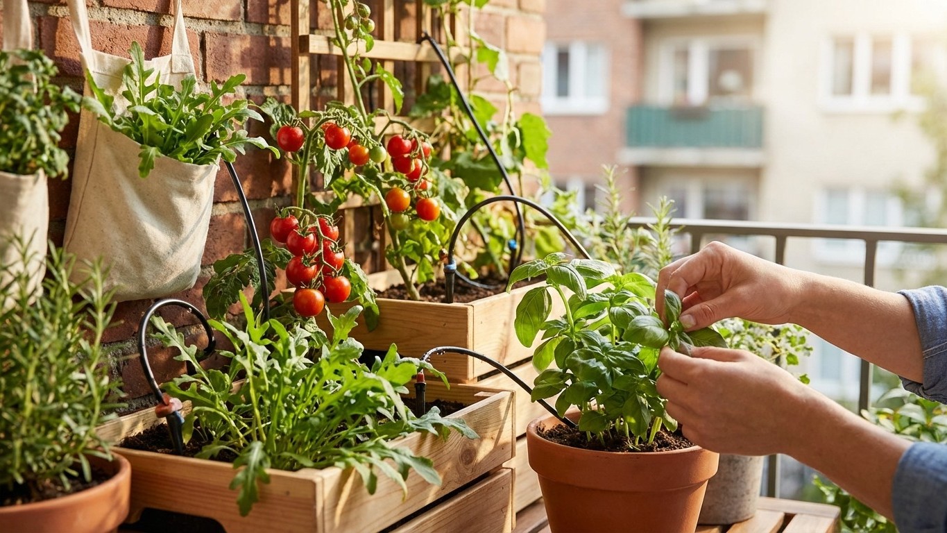 Potager vertical : production continue sur un minimum d'espace