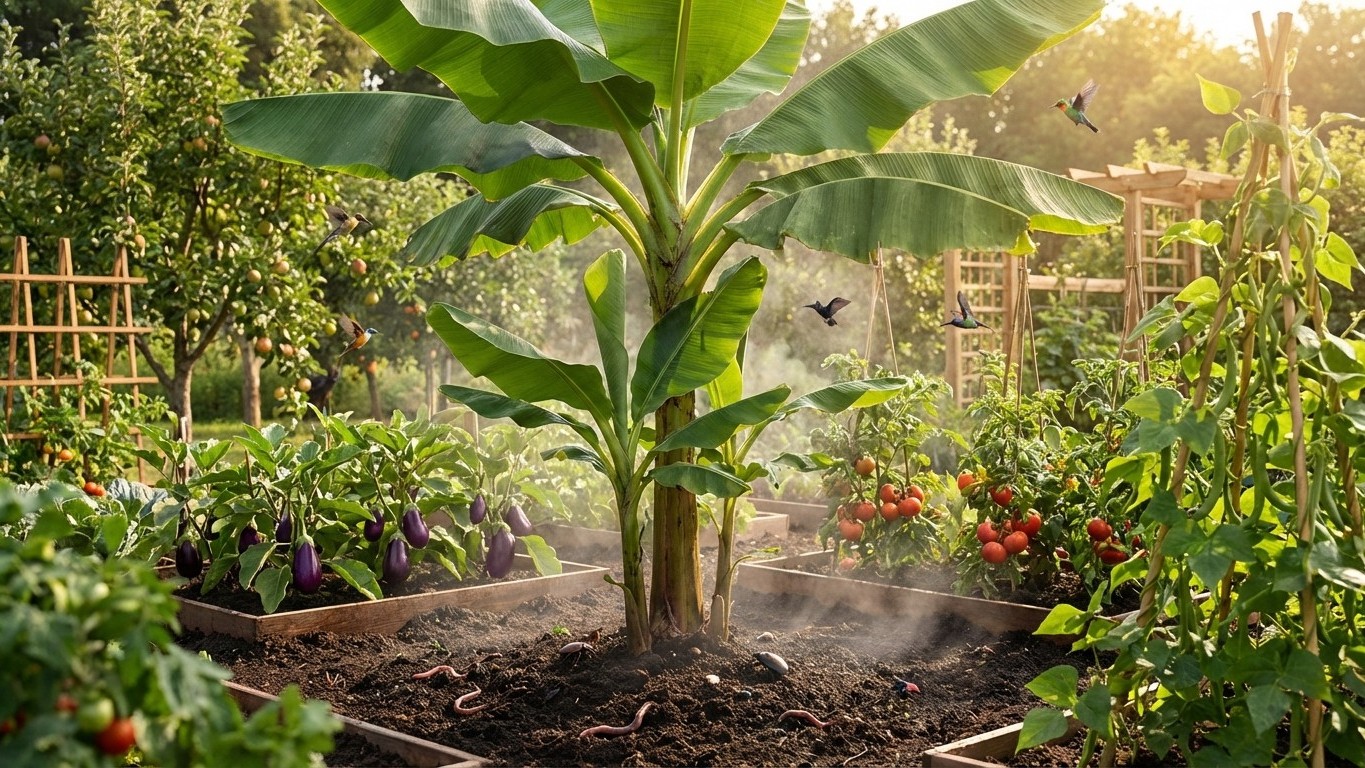 Pourquoi planter un bananier au centre du potager ? Les bienfaits insoupçonnés pour la terre et les cultures à découvrir