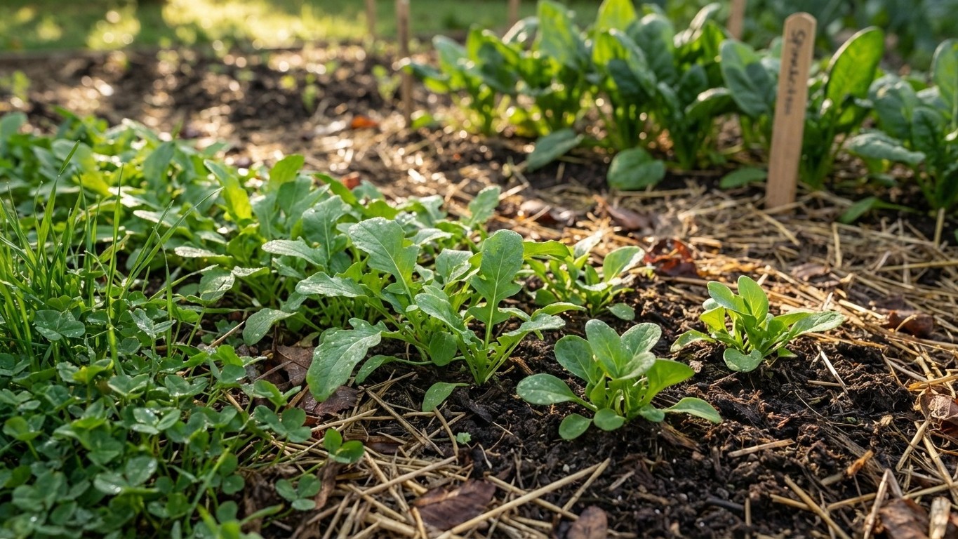 Que planter en automne au potager permaculture : légumes et engrais verts