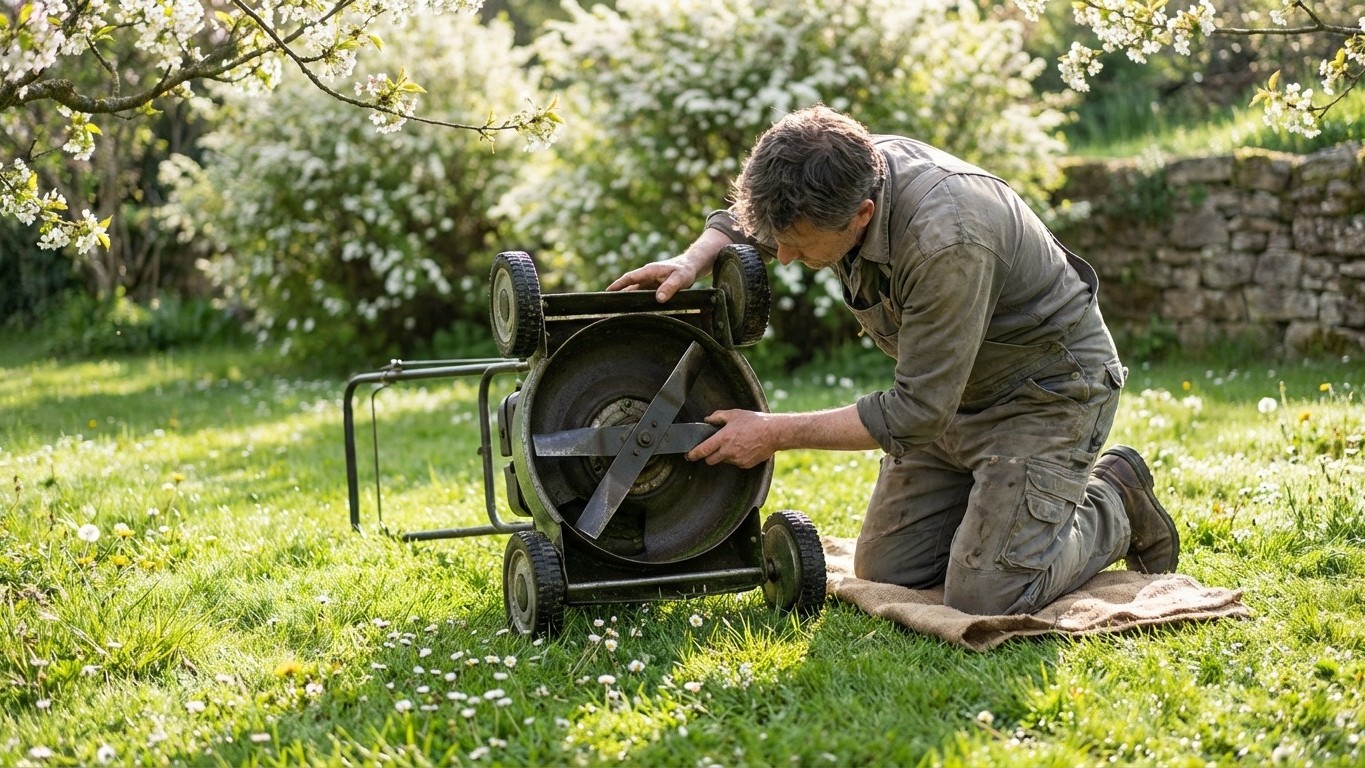 Test direction editoriale - reprise tonte jardin printemps