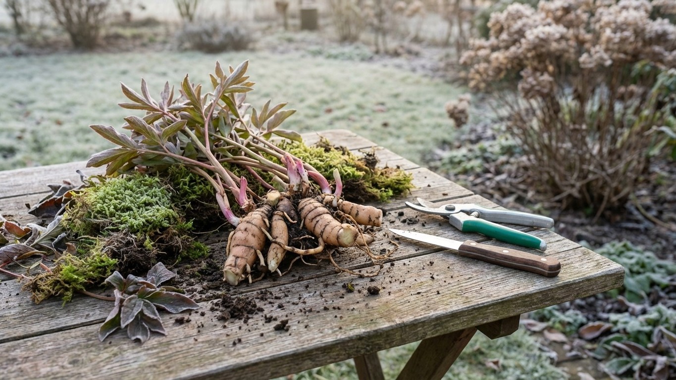 Vous avez jusqu'à fin février pour diviser vos pivoines : après, elles risquent de ne plus fleurir