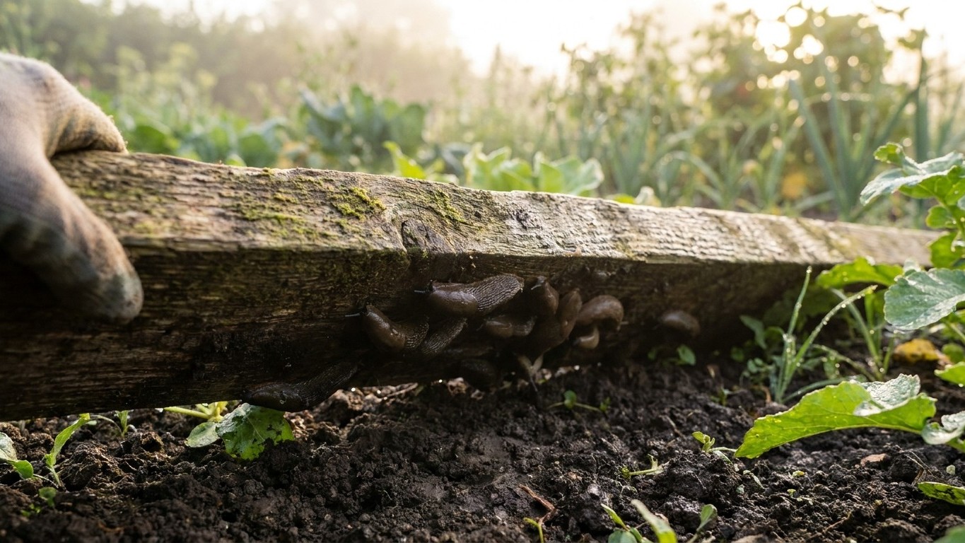 « Enterre ça au pied et reviens demain » : le geste anti-limaces que les maraîchers gardent pour eux