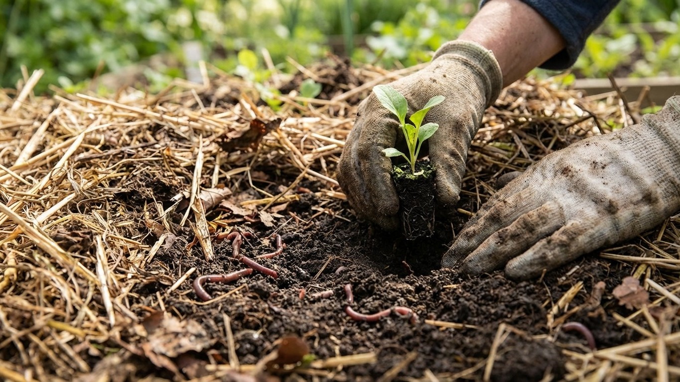 Les anciens ne bêchaient jamais ce type de sol : ils y plantaient ces 5 légumes qui adorent ça