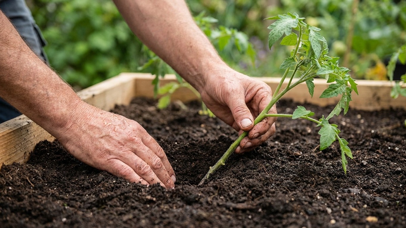 Les jardiniers qui enterrent leurs tomates « trop profond » récoltent deux fois plus que les autres