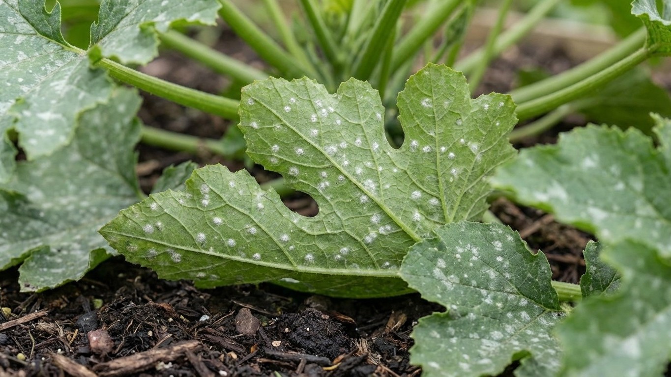 Si vos pieds de courgettes sont espacés de cette distance précise, vous leur offrez l'oïdium sur un plateau