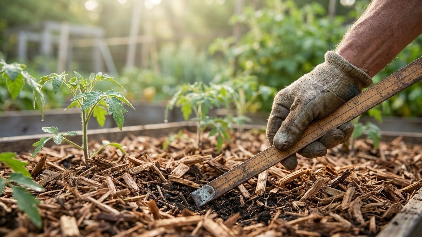 « Trop épais, tu étouffes tout » : un pro a mesuré mon paillage au potager et j'ai enfin compris pourquoi rien ne décollait