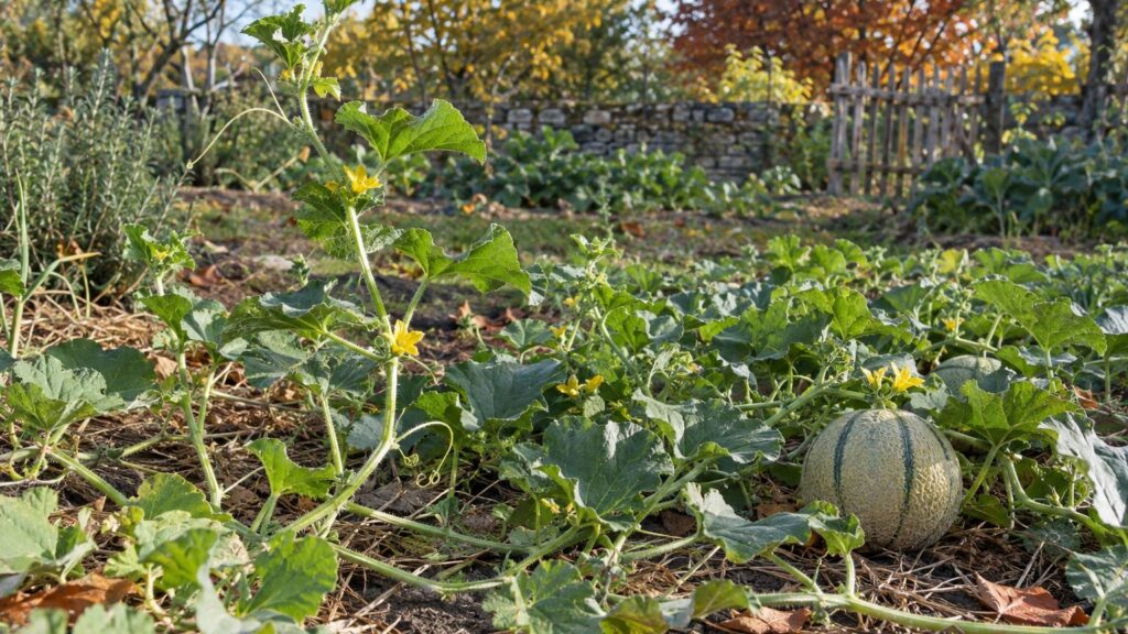 Ce que la tige de melon essaie de faire, et ce qu'on lui impose