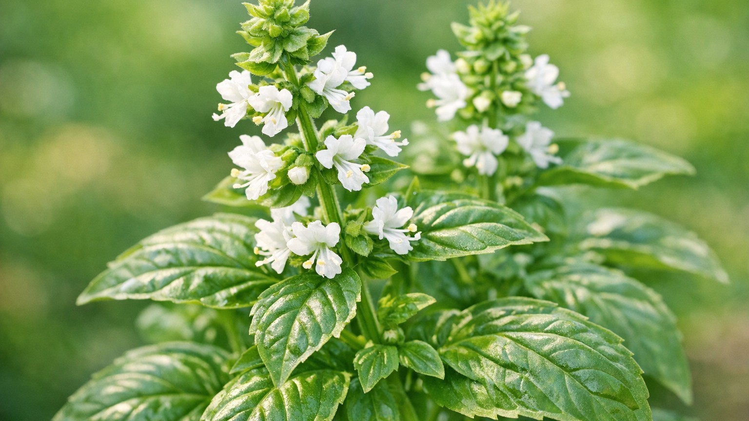 J'ai laissé mon basilic monter en fleurs en juin pour avoir plus de feuilles : quand je les ai goûtées, j'ai compris pourq...