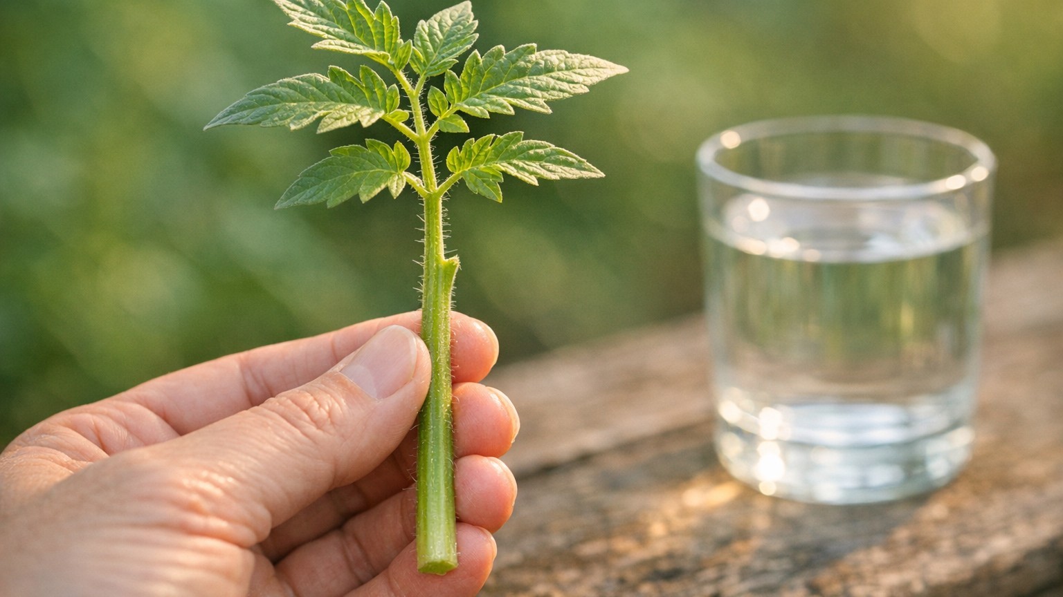 J'ai toujours arraché les gourmands de mes tomates pour les jeter : le jour où j'en ai planté un en terre humide, j'ai com...