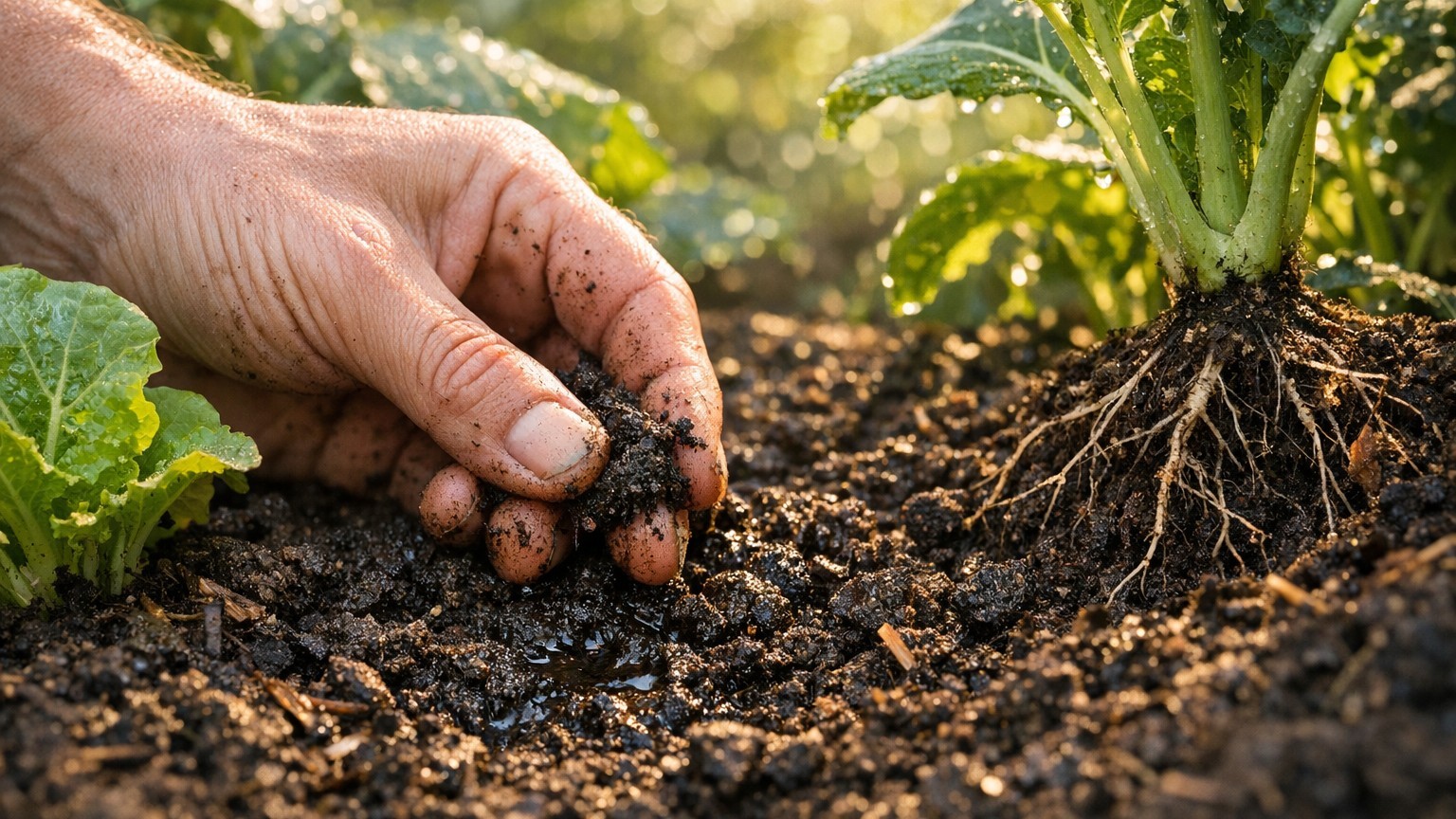 J'arrosais mon potager le soir depuis des années : le jour où un maraîcher m'a montré ce que ça faisait vraiment aux racin...