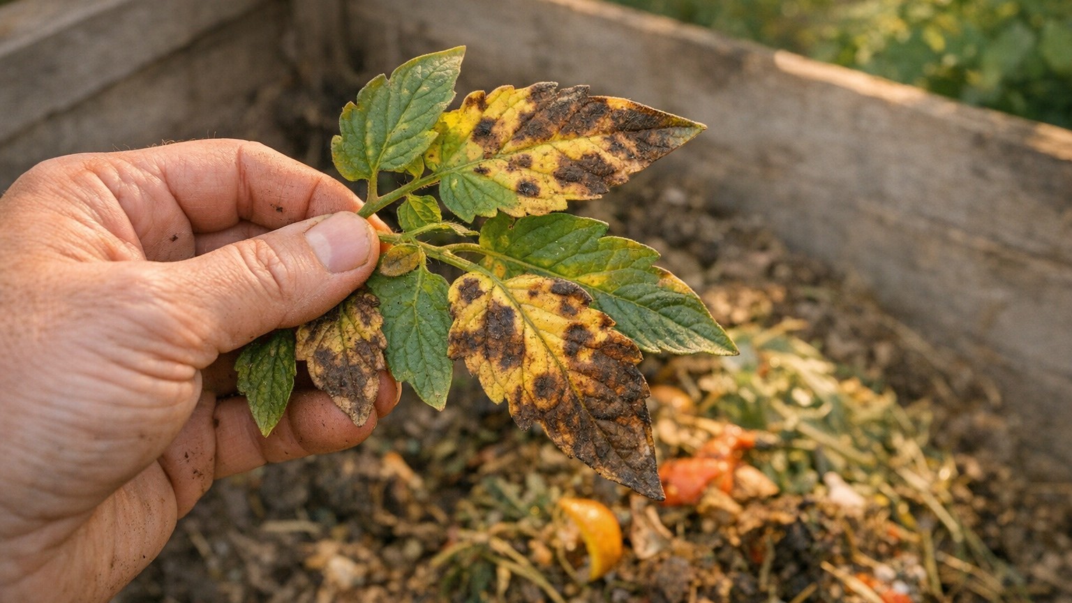 Je jetais mes feuilles de tomates malades au compost chaque automne : le jour où un maraîcher m'a montré ce qui dormait de...