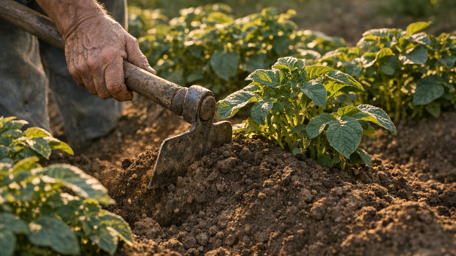 Mon grand-père remontait toujours la terre sur ses pommes de terre en juin : j'ai ri pendant des années avant de comprendr...