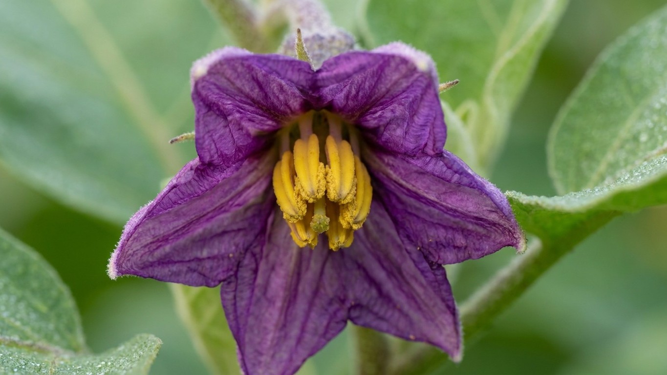 J'ai regardé le cœur de mes fleurs d'aubergine une à une juste par curiosité : j'ai compris ce que ces journées à 35 °C av...