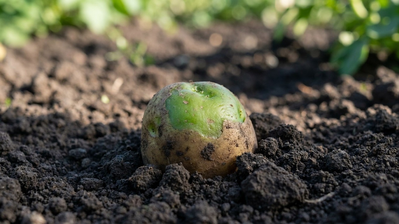 Je laissais mes pommes de terre affleurer tranquillement en juillet : le jour où un maraîcher a gratté la terre au pied d'...