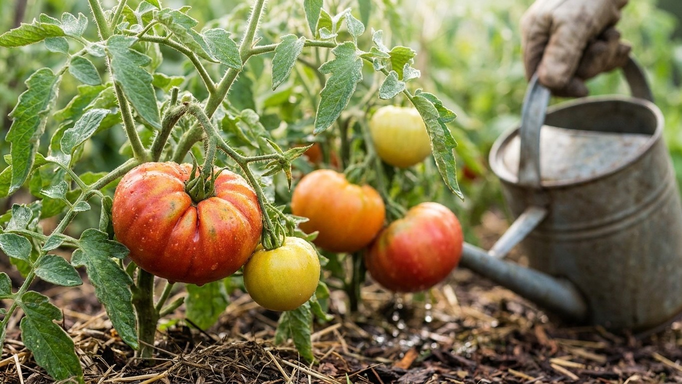 Je pestais contre mes tomates qui se fendaient à chaque fin d'été : un maraîcher m'a montré le geste à faire juste avant l...