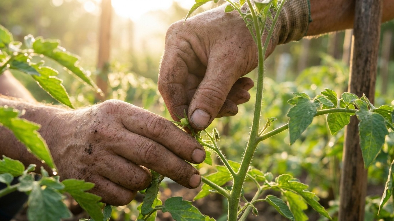 Mon grand-père n'enlevait ses gourmands de tomates que par matinée sèche : j'ai souri pendant des années avant de comprend...