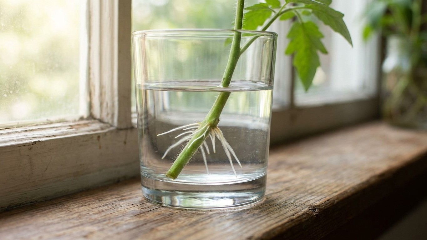 Mon voisin garde toujours les gourmands qu'il coupe sur ses tomates et ce n'est pas pour son compost : regardez ce qu'ils ...