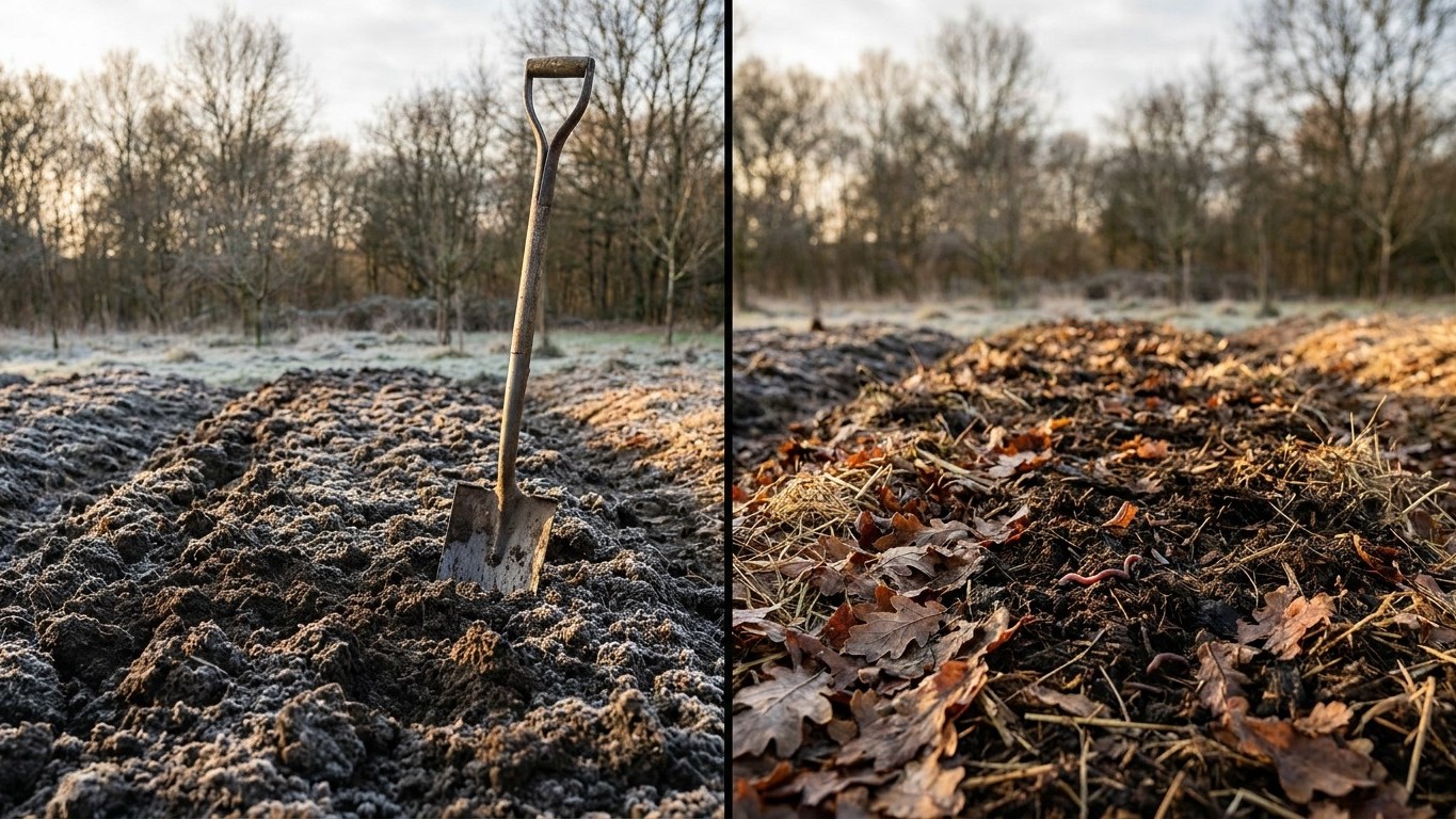 Bêcher ou pas bêcher le potager en hiver : la question que se posent 8 jardiniers sur 10