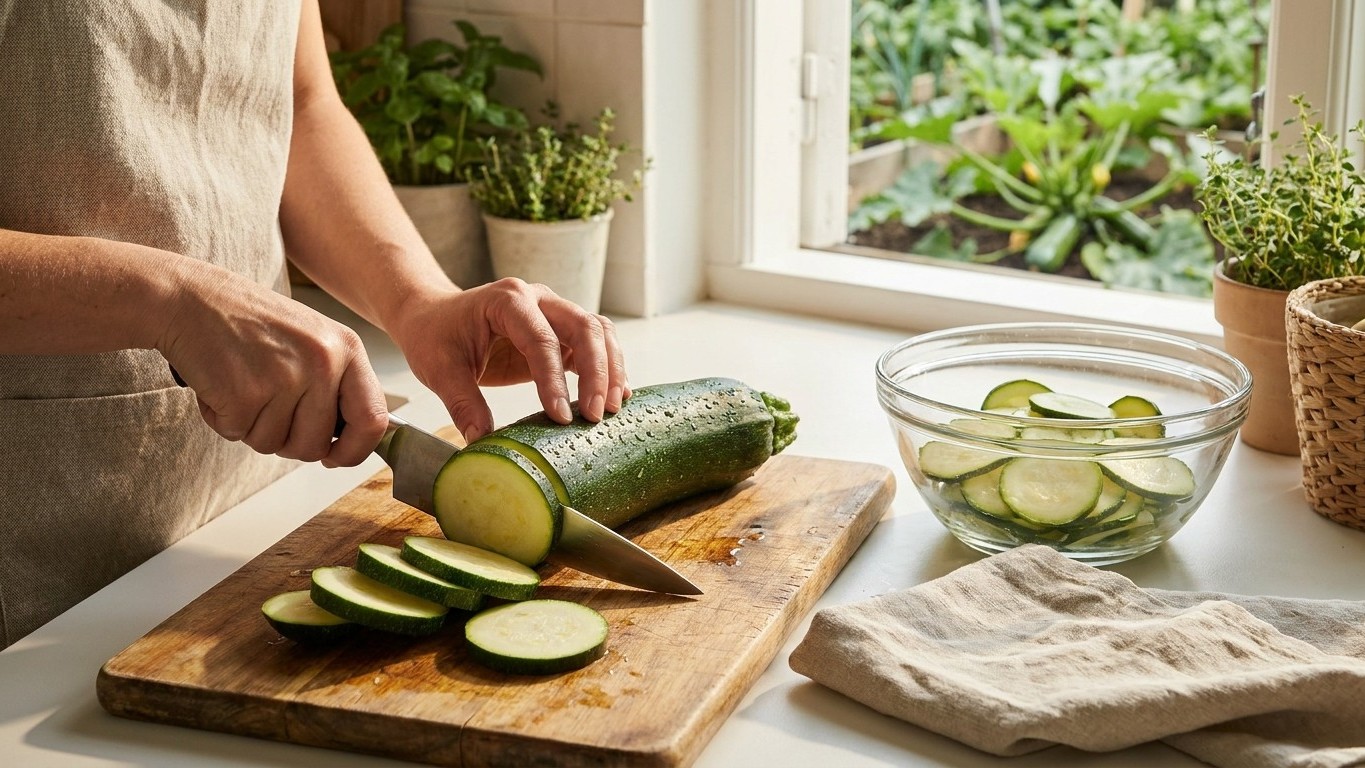 Congeler les courgettes du potager facilement : la technique sans excès d'eau à la décongélation