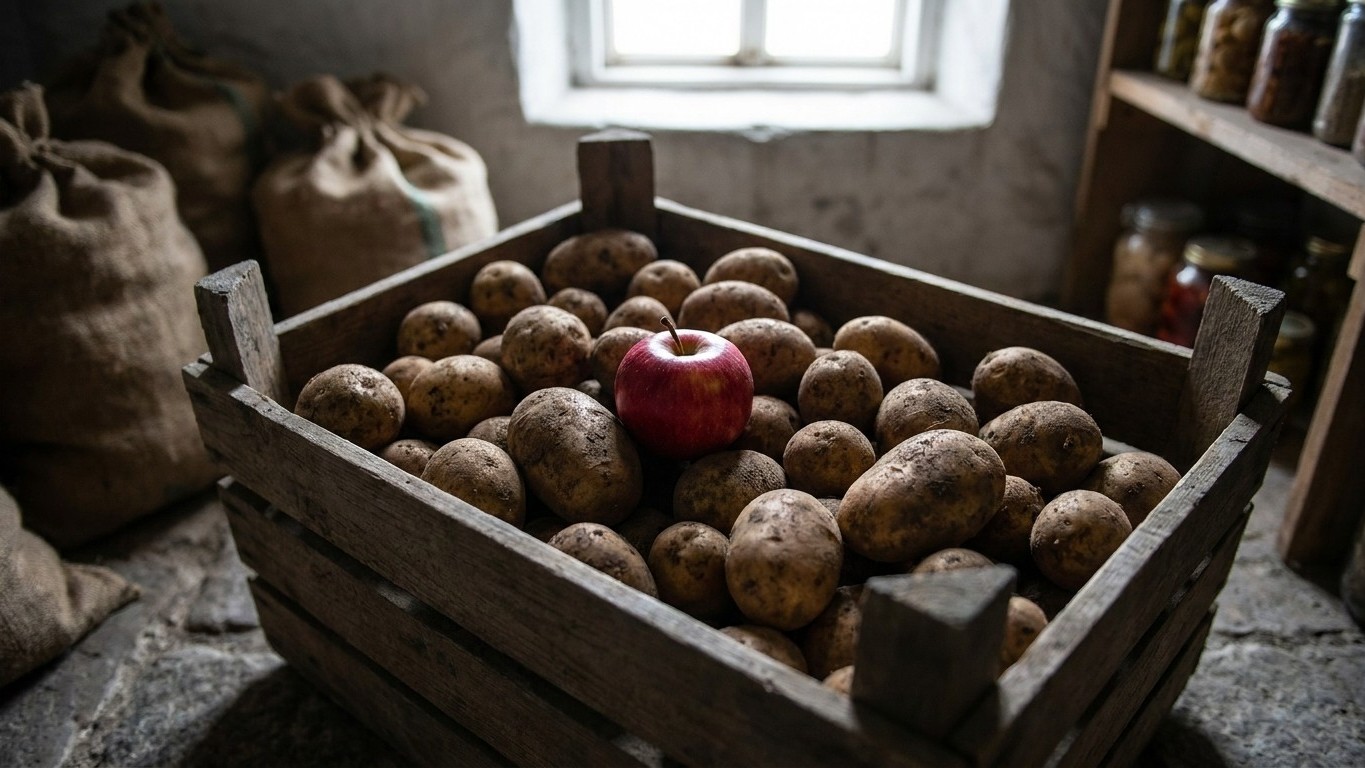 Empêcher les pommes de terre de germer : le truc à la pomme qui bloque la germination