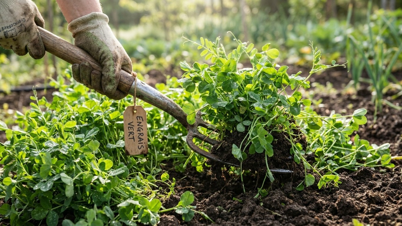 Enfouir un engrais vert au printemps : la méthode pour nourrir le sol sans le fatiguer