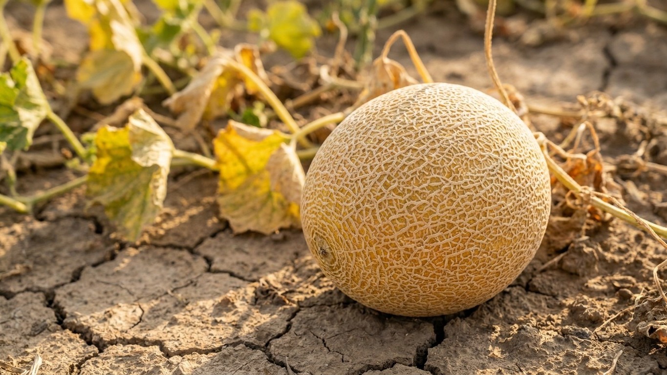 J'ai arrosé mes melons jusqu'à la veille de la récolte juste pour les faire grossir encore un peu : à la première tranche,...