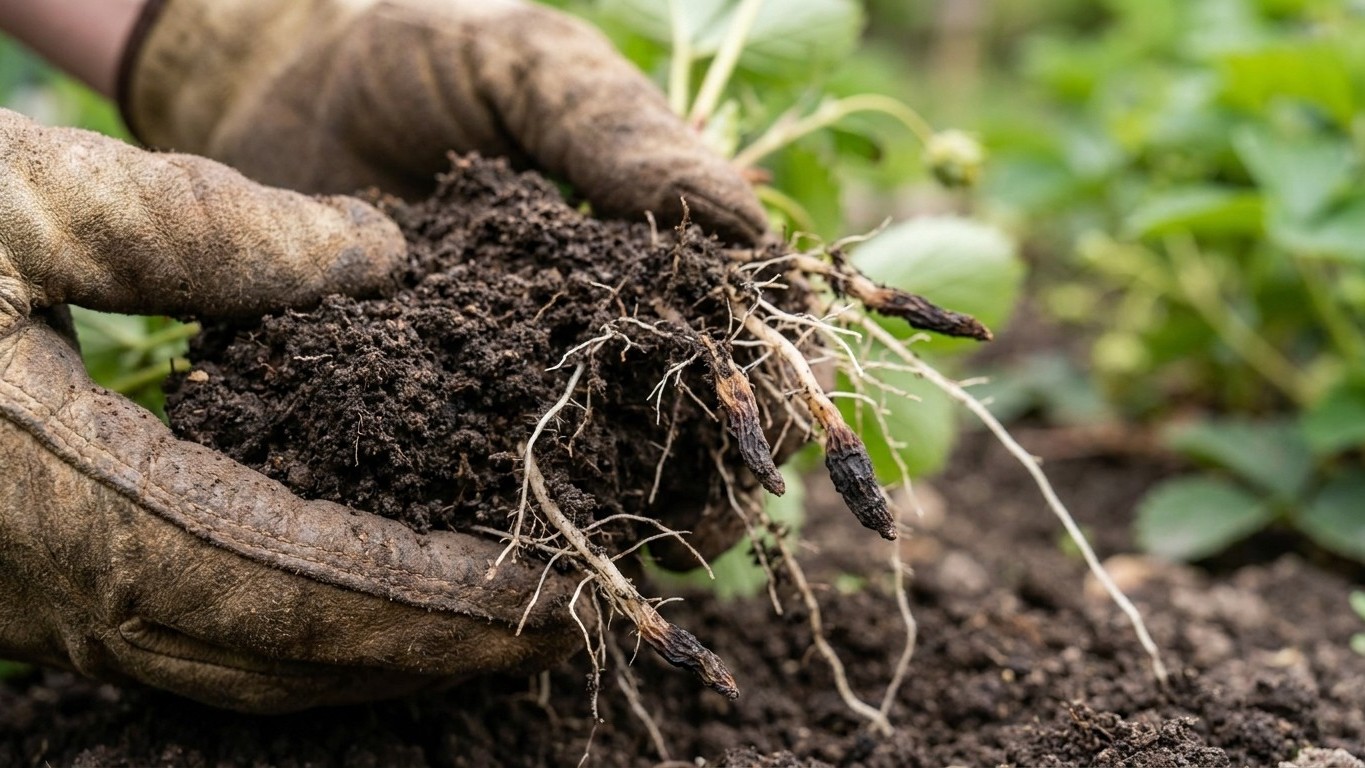 J'ai replanté mes fraisiers dans le même carré en août en croyant gagner une saison : dès octobre, les jeunes plants ont c...