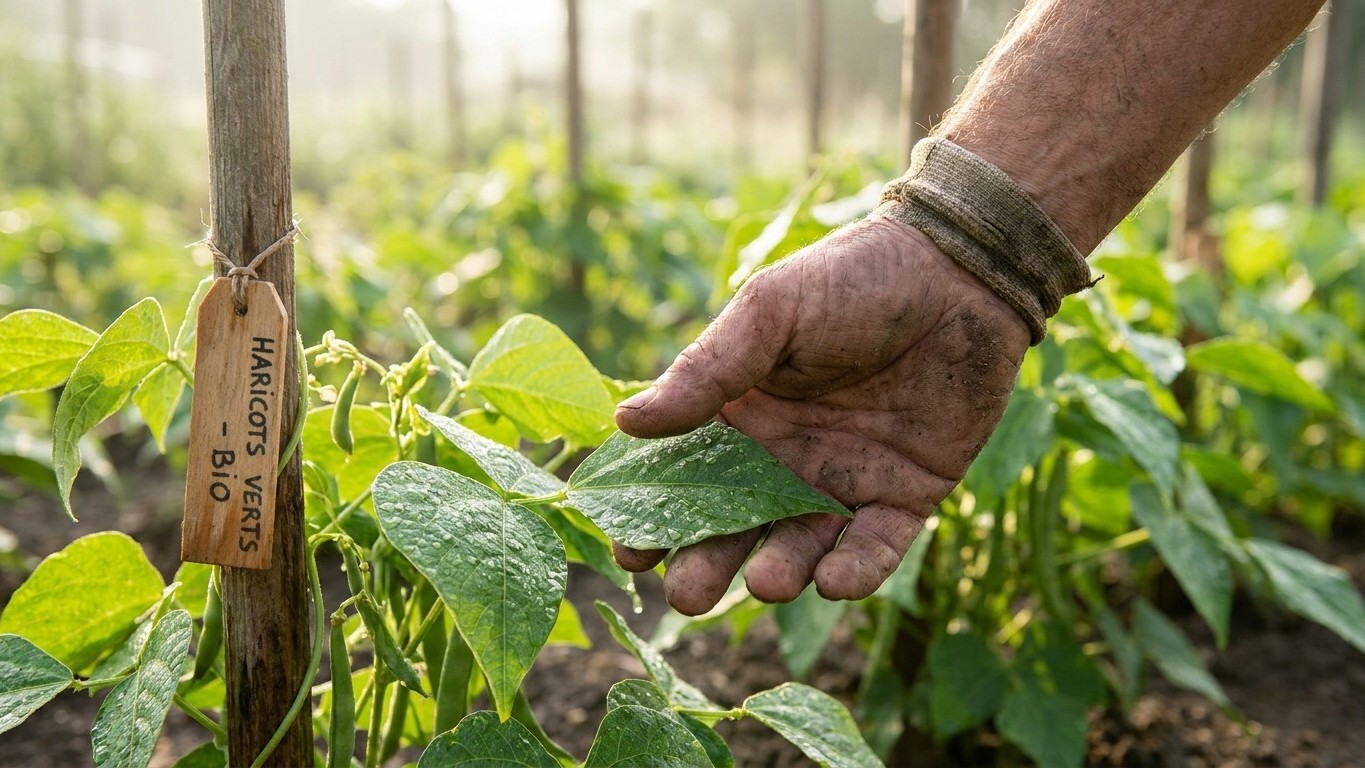 Mon voisin ne passe jamais entre ses rangs de haricots avant 11 h et ce n'est pas pour dormir plus longtemps